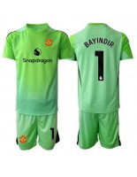 Manchester United Altay Bayindir #1 Keeper Tredjedraktsett Barn 2025-26 Korte ermer (+ bukser)